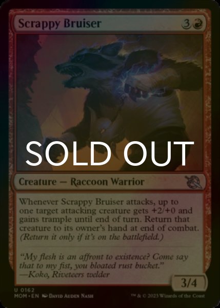 Photo1: [FOIL] Scrappy Bruiser 【ENG】 [MOM-Red-U] (1)