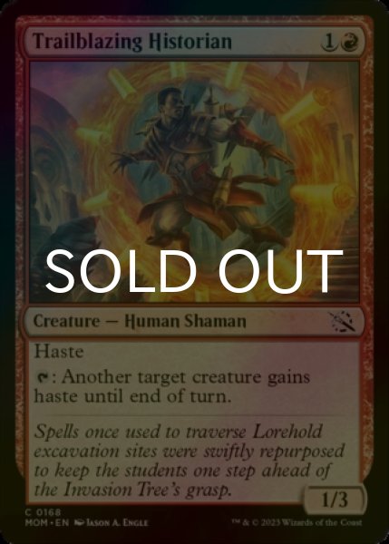 Photo1: [FOIL] Trailblazing Historian 【ENG】 [MOM-Red-C] (1)