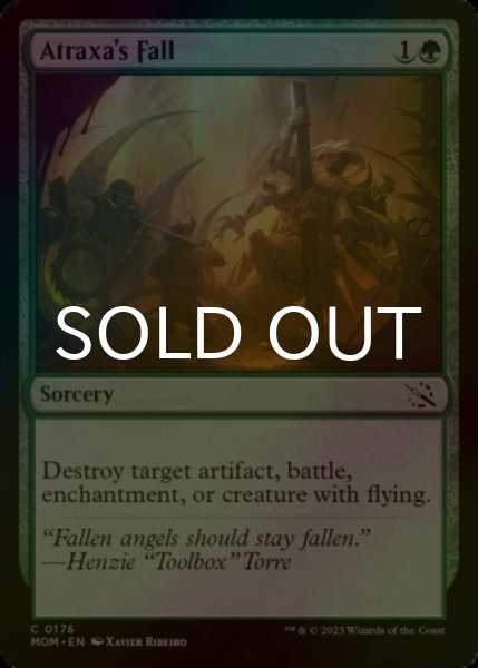 Photo1: [FOIL] Atraxa's Fall 【ENG】 [MOM-Green-C] (1)