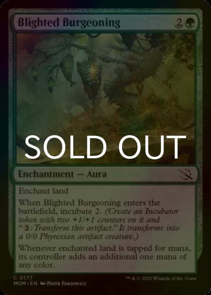 Photo1: [FOIL] Blighted Burgeoning 【ENG】 [MOM-Green-C] (1)