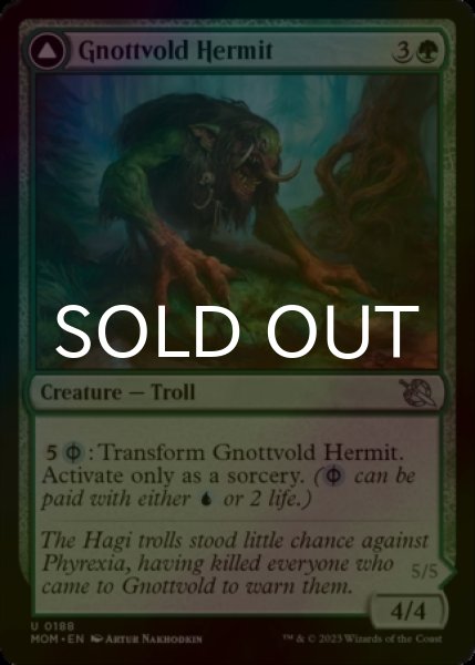 Photo1: [FOIL] Gnottvold Hermit 【ENG】 [MOM-Green-U] (1)