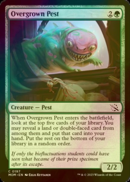 Photo1: [FOIL] Overgrown Pest 【ENG】 [MOM-Green-C] (1)