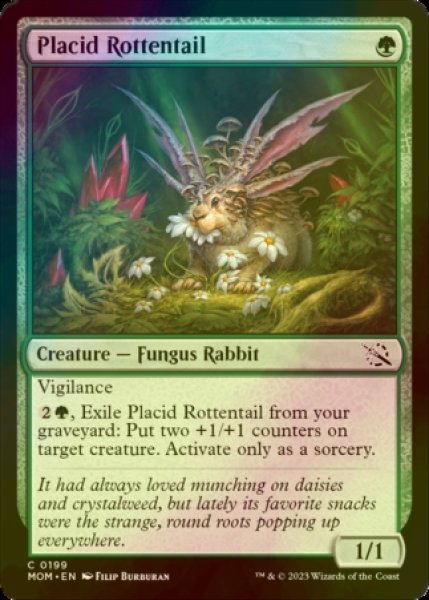 Photo1: [FOIL] Placid Rottentail 【ENG】 [MOM-Green-C] (1)