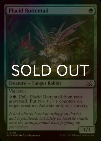 Photo1: [FOIL] Placid Rottentail 【ENG】 [MOM-Green-C] (1)