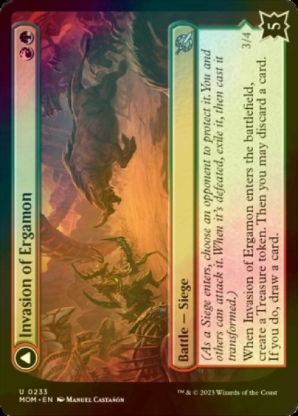 Photo2: [FOIL] Invasion of Ergamon 【ENG】 [MOM-Multi-U] (2)