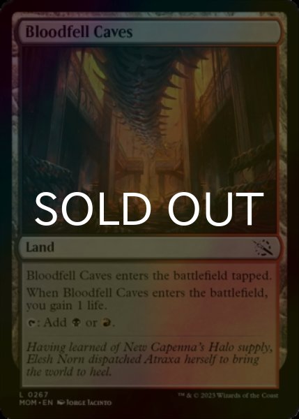 Photo1: [FOIL] Bloodfell Caves 【ENG】 [MOM-Land-C] (1)
