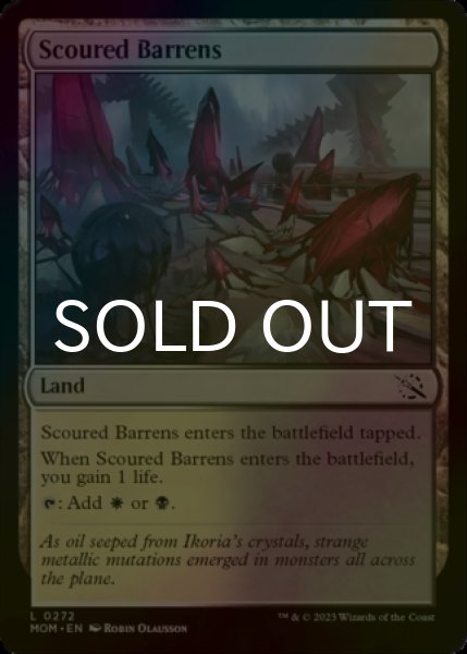 Photo1: [FOIL] Scoured Barrens 【ENG】 [MOM-Land-C] (1)