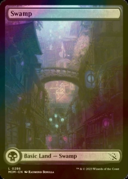 Photo1: [FOIL] Swamp No.286 (Full-Art) 【ENG】 [MOM-Land-C] (1)