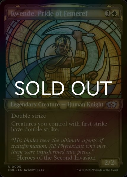 Photo1: [FOIL] Kwende, Pride of Femeref 【ENG】 [MUL-White-U] (1)