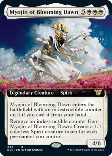 Photo1: Myojin of Blooming Dawn (Extended Art) 【ENG】 [NEC-White-R] (1)