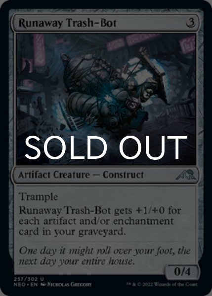 Photo1: Runaway Trash-Bot 【ENG】 [NEO-Artifact-U] (1)