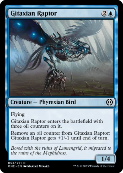 Photo1: Gitaxian Raptor 【ENG】 [ONE-Blue-C] (1)