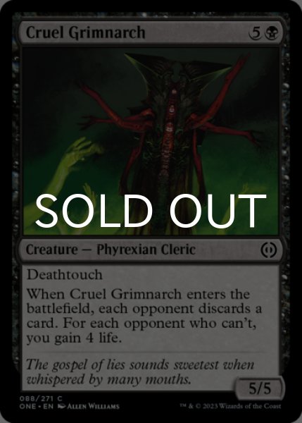 Photo1: Cruel Grimnarch 【ENG】 [ONE-Black-C] (1)