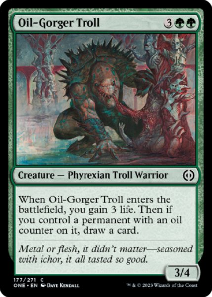 Photo1: Oil-Gorger Troll 【ENG】 [ONE-Green-C] (1)