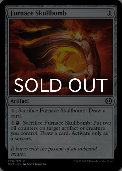 Photo1: Furnace Skullbomb 【ENG】 [ONE-Artifact-C] (1)