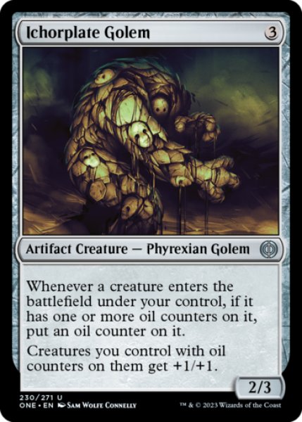 Photo1: Ichorplate Golem 【ENG】 [ONE-Artifact-U] (1)