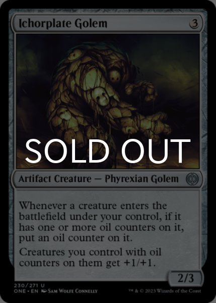 Photo1: Ichorplate Golem 【ENG】 [ONE-Artifact-U] (1)