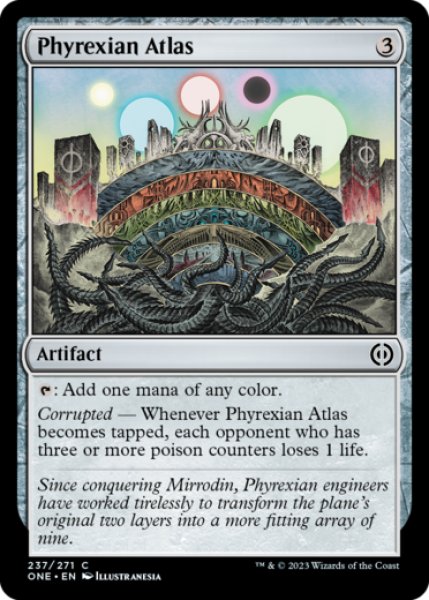 Photo1: Phyrexian Atlas 【ENG】 [ONE-Artifact-C] (1)