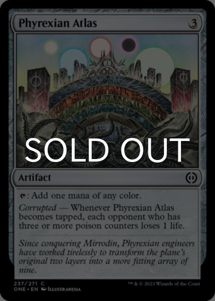 Photo1: Phyrexian Atlas 【ENG】 [ONE-Artifact-C] (1)