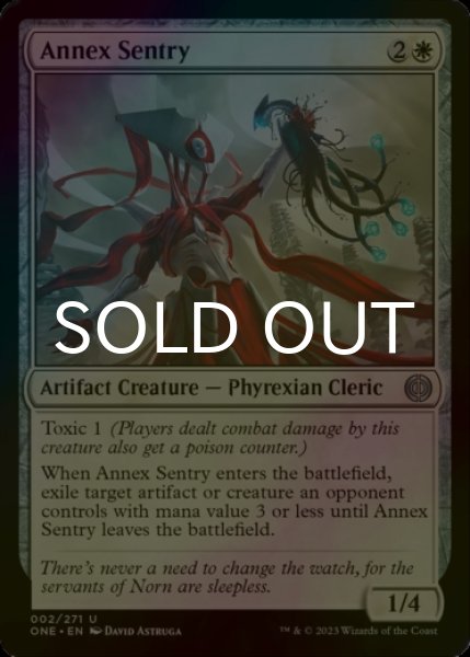 Photo1: [FOIL] Annex Sentry 【ENG】 [ONE-White-U] (1)