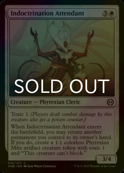 Photo1: [FOIL] Indoctrination Attendant 【ENG】 [ONE-White-C] (1)