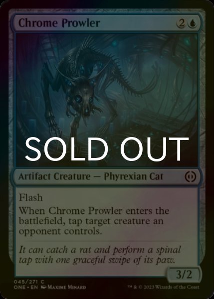 Photo1: [FOIL] Chrome Prowler 【ENG】 [ONE-Blue-C] (1)