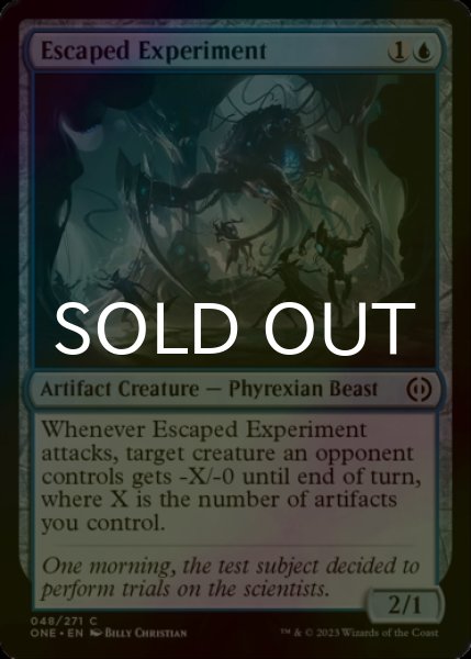 Photo1: [FOIL] Escaped Experiment 【ENG】 [ONE-Blue-C] (1)