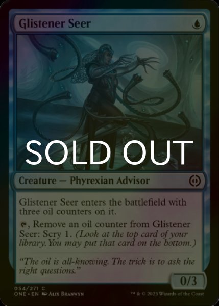 Photo1: [FOIL] Glistener Seer 【ENG】 [ONE-Blue-C] (1)