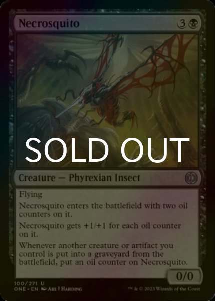 Photo1: [FOIL] Necrosquito 【ENG】 [ONE-Black-U] (1)