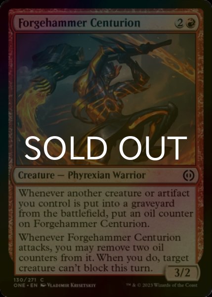 Photo1: [FOIL] Forgehammer Centurion 【ENG】 [ONE-Red-C] (1)