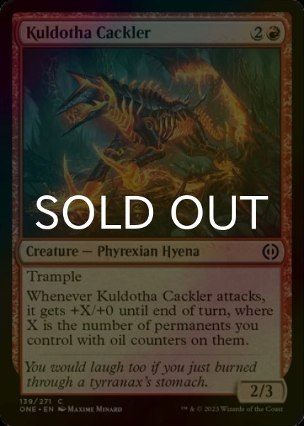 Photo1: [FOIL] Kuldotha Cackler 【ENG】 [ONE-Red-C] (1)