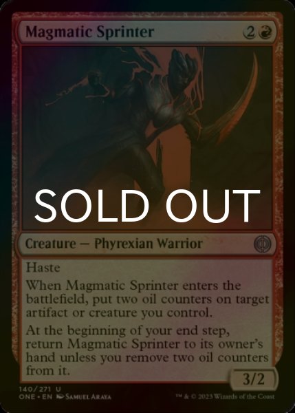 Photo1: [FOIL] Magmatic Sprinter 【ENG】 [ONE-Red-U] (1)