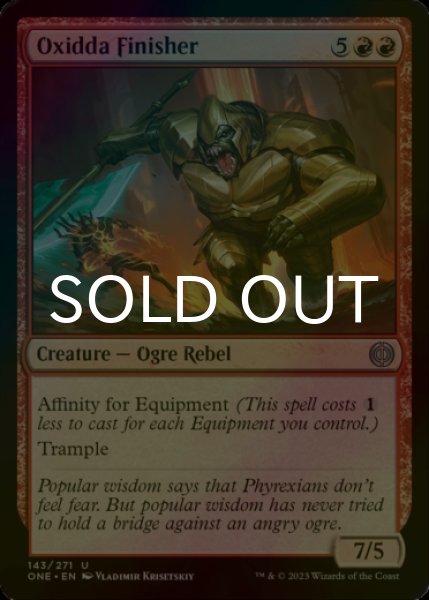 Photo1: [FOIL] Oxidda Finisher 【ENG】 [ONE-Red-U] (1)