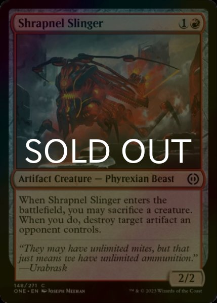 Photo1: [FOIL] Shrapnel Slinger 【ENG】 [ONE-Red-C] (1)