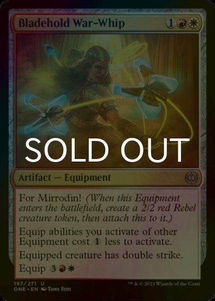 Photo1: [FOIL] Bladehold War-Whip 【ENG】 [ONE-Multi-U] (1)