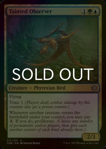 Photo1: [FOIL] Tainted Observer 【ENG】 [ONE-Multi-U] (1)