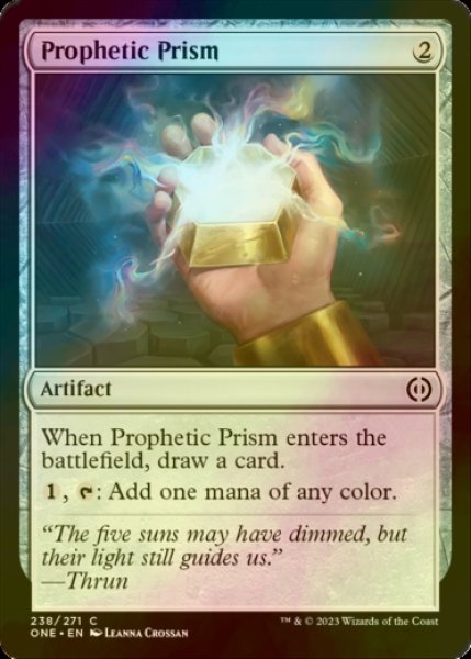 Photo1: [FOIL] Prophetic Prism 【ENG】 [ONE-Artifact-C] (1)
