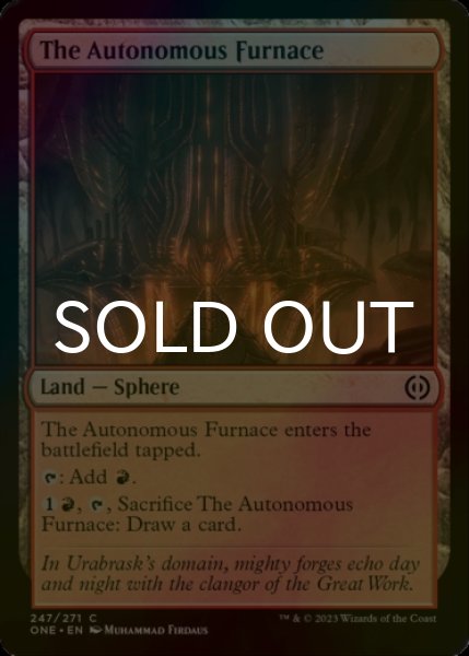 Photo1: [FOIL] The Autonomous Furnace 【ENG】 [ONE-Land-C] (1)