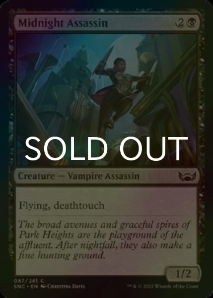 Photo1: [FOIL] Midnight Assassin 【ENG】 [SNC-Black-C] (1)