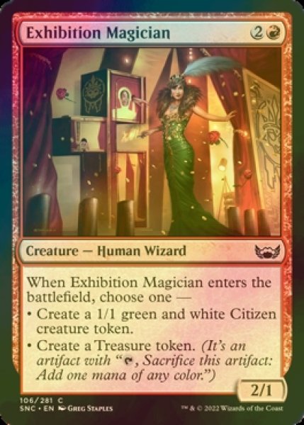 Photo1: [FOIL] Exhibition Magician 【ENG】 [SNC-Red-C] (1)