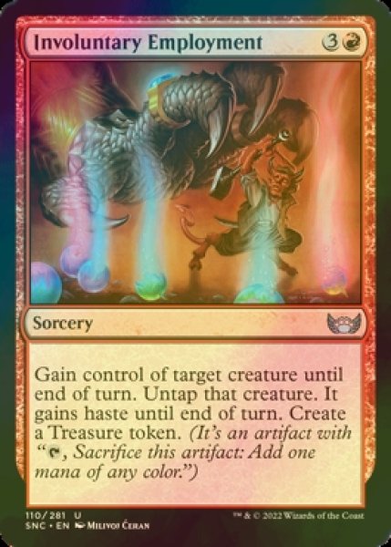 Photo1: [FOIL] Involuntary Employment 【ENG】 [SNC-Red-U] (1)