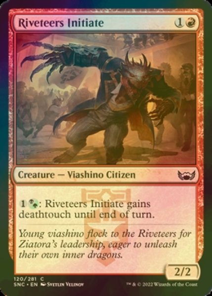 Photo1: [FOIL] Riveteers Initiate 【ENG】 [SNC-Red-C] (1)