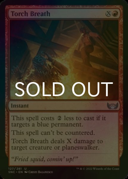 Photo1: [FOIL] Torch Breath 【ENG】 [SNC-Red-U] (1)
