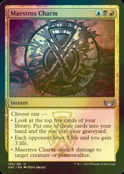Photo1: [FOIL] Maestros Charm 【ENG】 [SNC-Multi-U] (1)