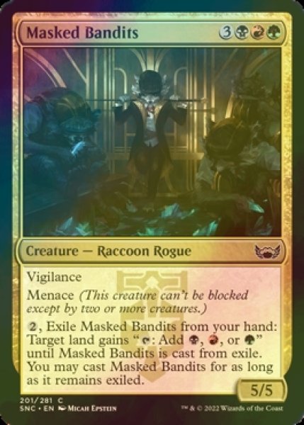Photo1: [FOIL] Masked Bandits 【ENG】 [SNC-Multi-C] (1)