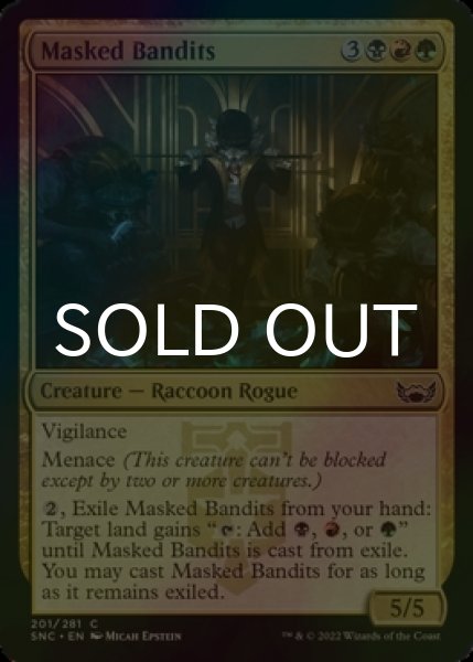 Photo1: [FOIL] Masked Bandits 【ENG】 [SNC-Multi-C] (1)
