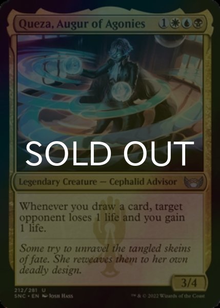 Photo1: [FOIL] Queza, Augur of Agonies 【ENG】 [SNC-Multi-U] (1)
