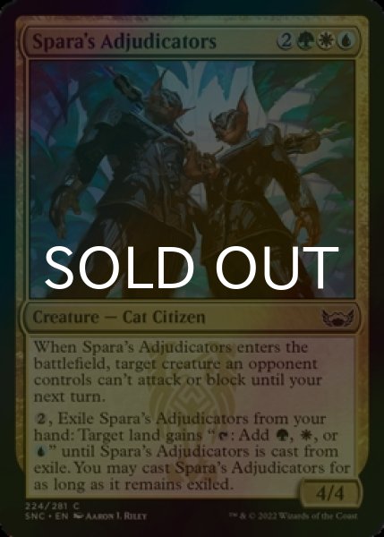 Photo1: [FOIL] Spara's Adjudicators 【ENG】 [SNC-Multi-C] (1)