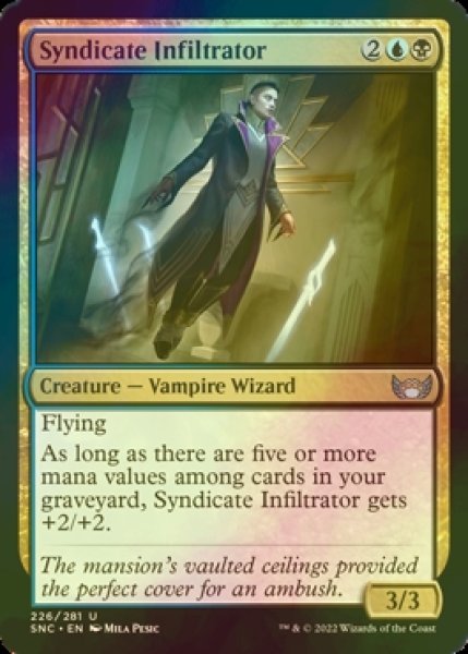 Photo1: [FOIL] Syndicate Infiltrator 【ENG】 [SNC-Multi-U] (1)