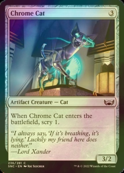 Photo1: [FOIL] Chrome Cat 【ENG】 [SNC-Artifact-C] (1)